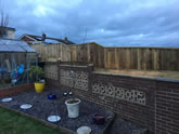 New garden fencing installed and constructed in Exeter