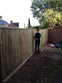 Garden Fencing Project in Exeter - Exeter Garden Fencing