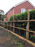 Garden Fencing Project in Exeter - Exeter Garden Fencing