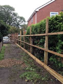 Garden Fencing Project in Exeter - Exeter Garden Fencing