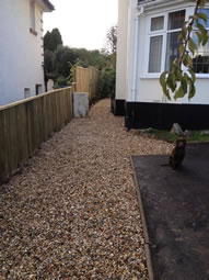 Garden Fencing Project in Exeter © Exeter Garden Fencing