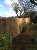 Garden Fencing Project in Exeter  -  Exeter Garden Fencing