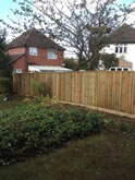 Garden Fencing Project in Exeter  -  Exeter Garden Fencing