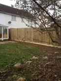 Garden Fencing Project in Exeter  -  Exeter Garden Fencing