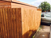 New Featheredge fencing Installed in Broadclyst Exeter