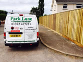 New Featheredge fencing Installed in Broadclyst Exeter