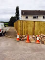 New Featheredge fencing Installed in Broadclyst Exeter