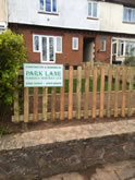 New Garden fencing and garden landscaped in Exeter