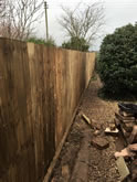 New Garden fencing and garden landscaped in Exeter