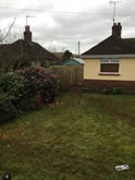 New Garden fencing and garden landscaped in Exeter