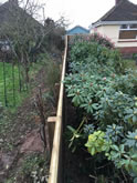 New Garden fencing and garden landscaped in Exeter