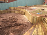 New Garden fencing and garden landscaped in Exeter