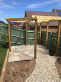 New Garden fencing and garden landscaped in Exeter