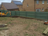 New Garden fencing and garden landscaped in Exeter