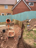 New Garden fencing and garden landscaped in Exeter