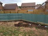 New Garden fencing and garden landscaped in Exeter