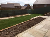 New Garden fencing and garden landscaped in Exeter