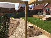 New Garden fencing and garden landscaped in Exeter