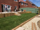 New Garden fencing and garden landscaped in Exeter