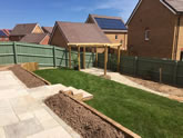 New Garden fencing and garden landscaped in Exeter