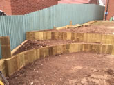 New Garden fencing and garden landscaped in Exeter