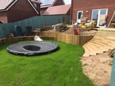 New Garden fencing and garden landscaped in Exeter