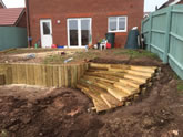 New Garden fencing and garden landscaped in Exeter