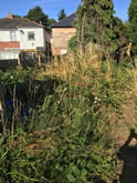 New landscaping job in Exeter new garden patio, decking area installed, and turfing