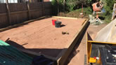 New landscaping job in Exeter new garden patio, decking area installed, and turfing