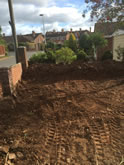 Lovely garden fencing and sleeper work, plus laying a big patio in Exeter